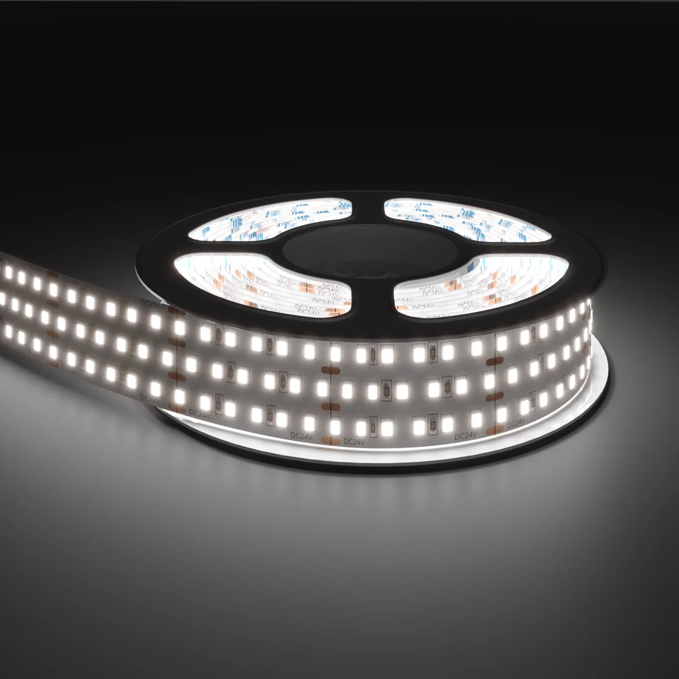 Трёхрядная LED-лента geniled SMD, нейтральный белый свет